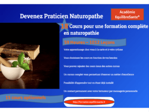 Formation Naturopathie en ligne
