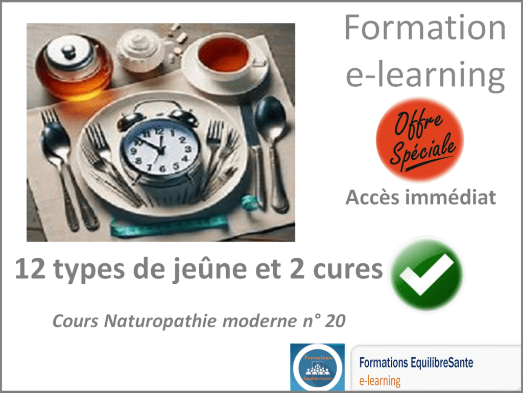 Formation en ligne 12 types de jeûne en naturopathie